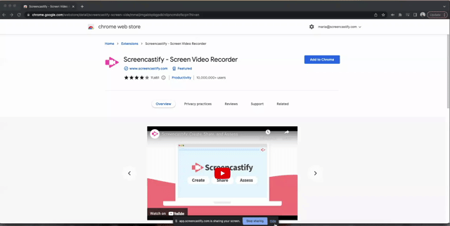 Make Animated Gif from  and other Video Sites in Chrome