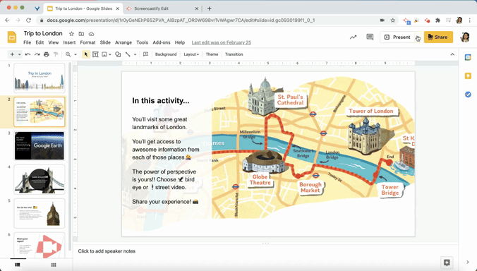 Record a Google Slides presentation – Screencastify