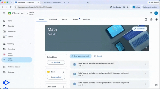 Sync Screencastify Quiz Grades with Google Classroom (1).gif