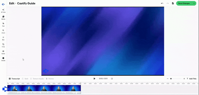How do I adjust the volume of my audio_.gif